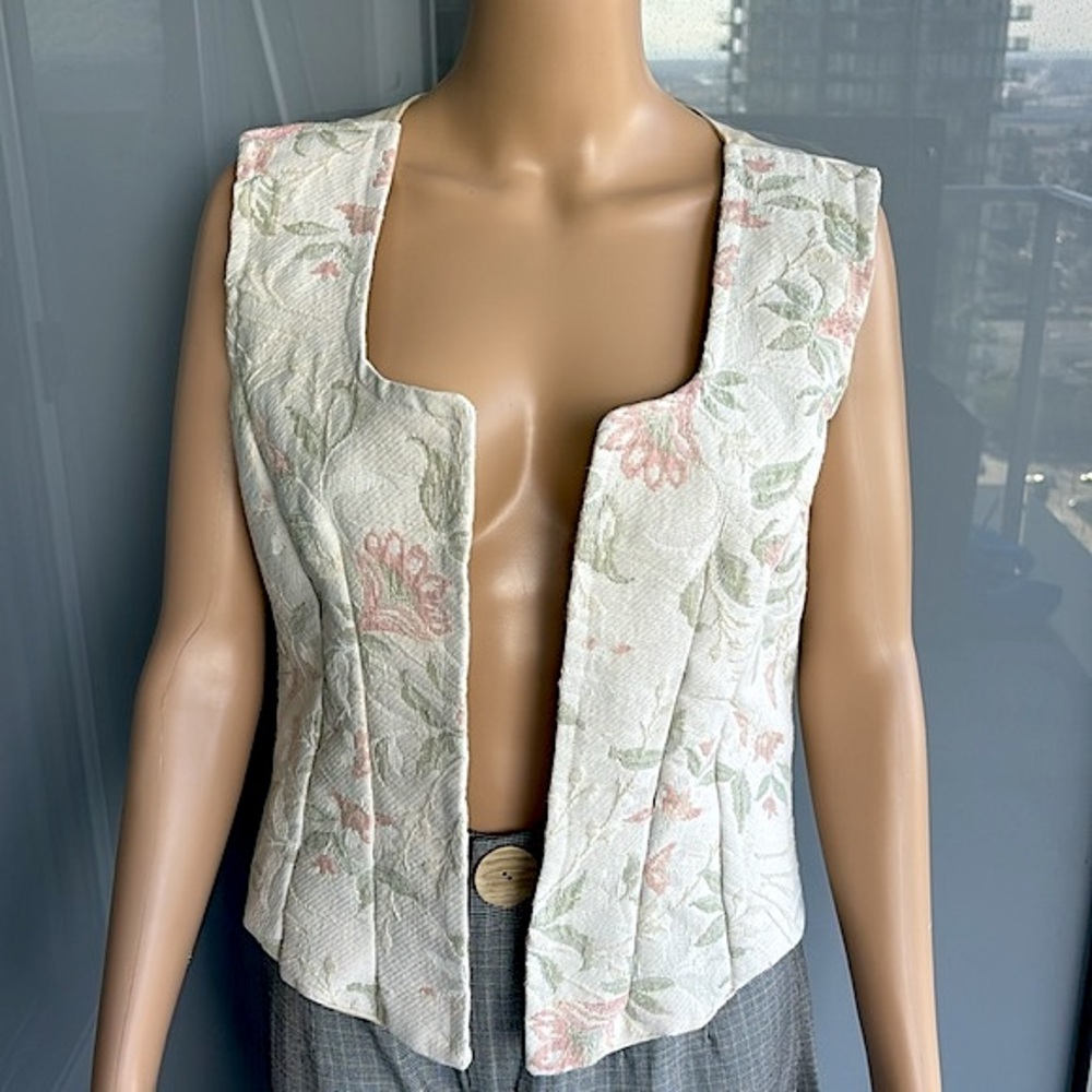 Vintage Floral Vest